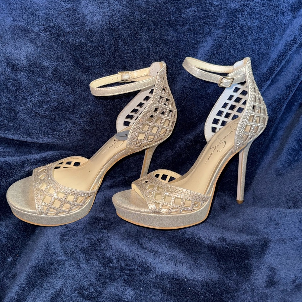 Jessica Simpson Gold Women's Heels